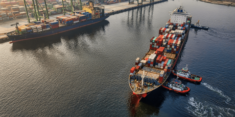 Harbour in Sao Tome & Principe